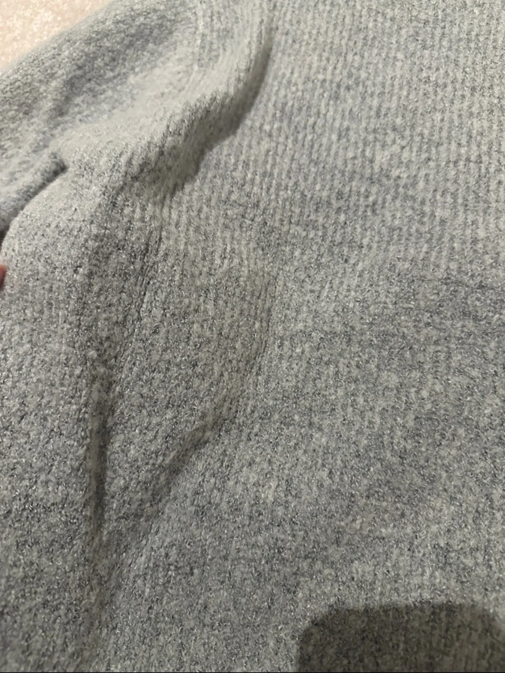Zara Heather Grey Crewneck Sweater - Picture 3 of 4